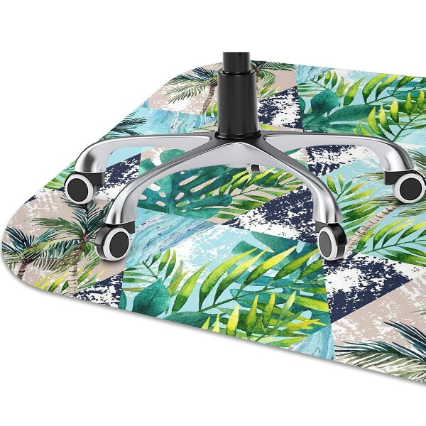 Tapis pour chaise de bureau Mosaïque tropicale