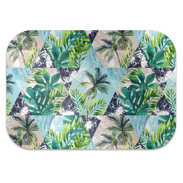 Tapis pour chaise de bureau Mosaïque tropicale