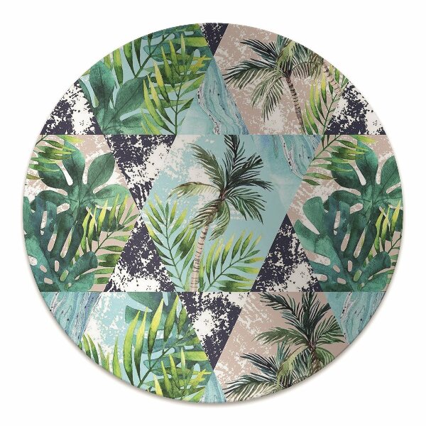 Tapis pour chaise de bureau Mosaïque tropicale