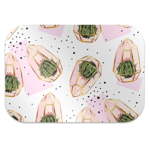 Tapis de chaise Cacti géométrique