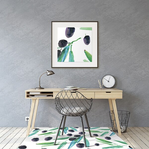 Tapis de chaise de bureau Olives