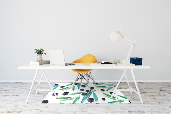 Tapis de chaise de bureau Olives