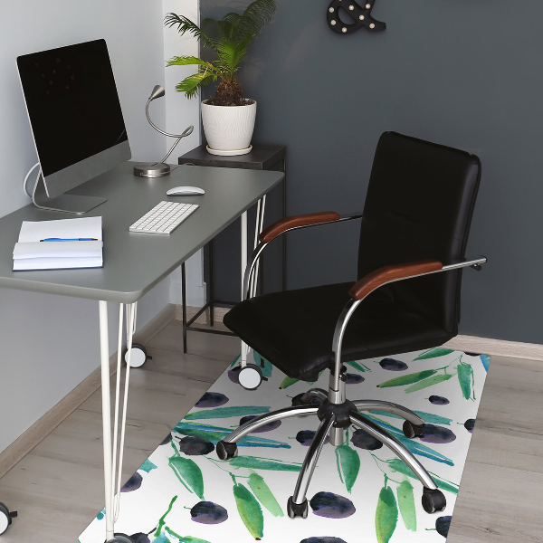 Tapis de chaise de bureau Olives