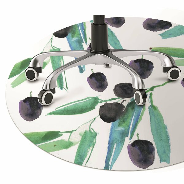 Tapis de chaise de bureau Olives