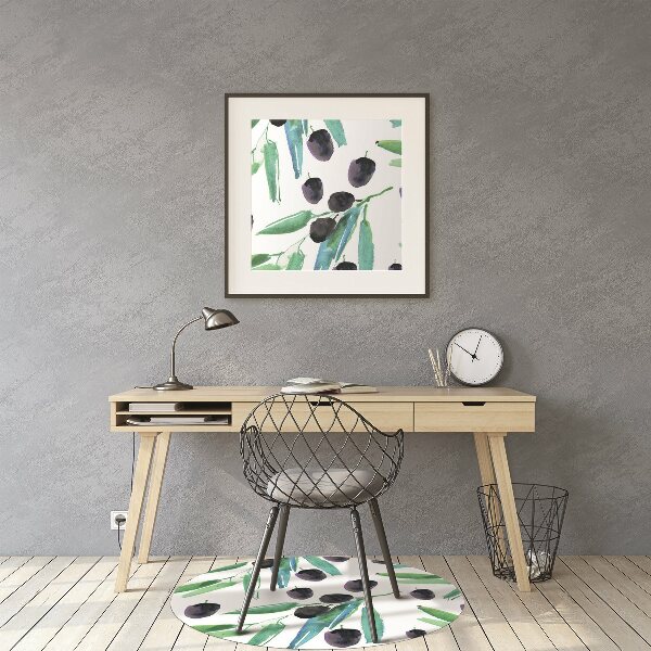 Tapis de chaise de bureau Olives