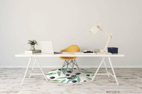 Tapis de chaise de bureau Olives