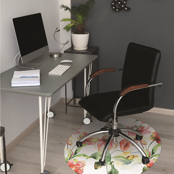 Tapis bureau Fleurs sauvages