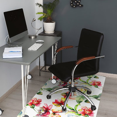 Tapis bureau Fleurs sauvages