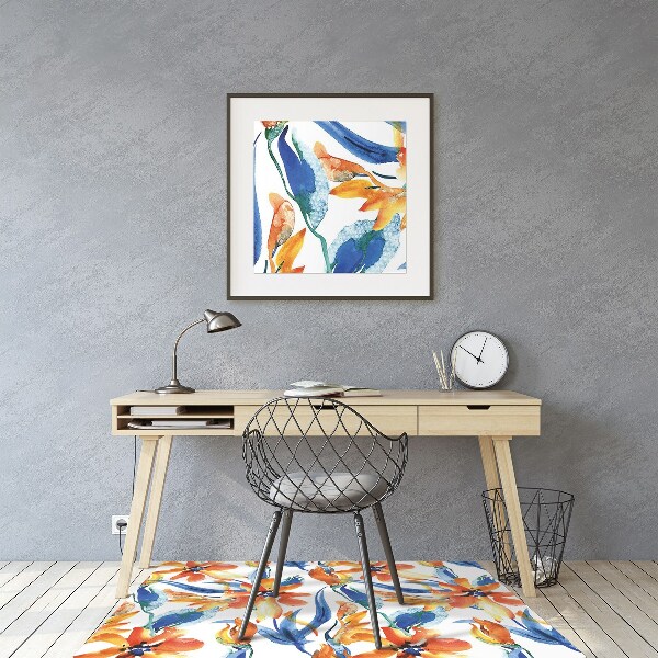 Tapis protège sol Fleurs ensoleillées