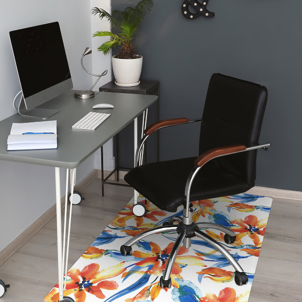 Tapis protège sol Fleurs ensoleillées
