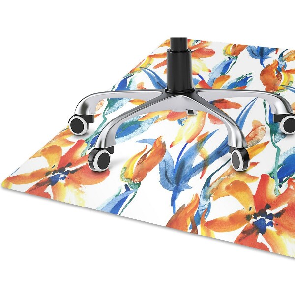 Tapis protège sol Fleurs ensoleillées