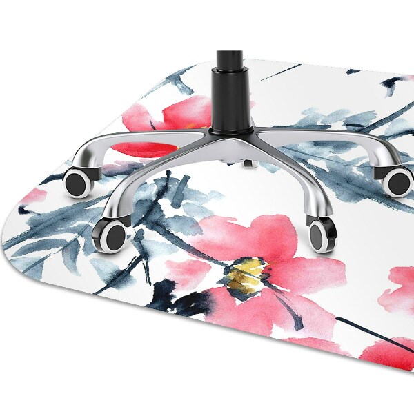 Tapis de chaise Modèle de fleur