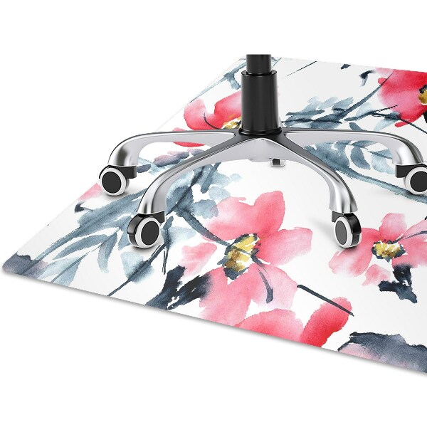 Tapis de chaise Modèle de fleur