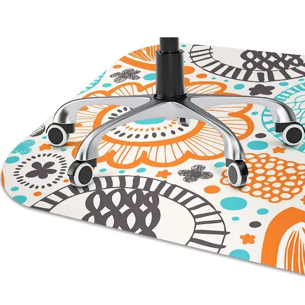 Tapis protège sol Fleurs pastel