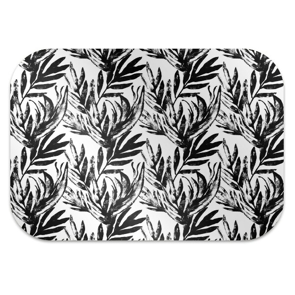 Tapis de chaise de bureau Monstre noir