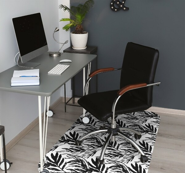 Tapis de chaise de bureau Monstre noir