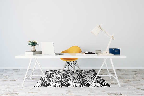 Tapis de chaise de bureau Monstre noir