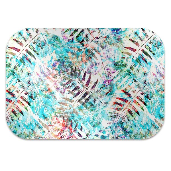 Tapis bureau Empreintes de feuilles