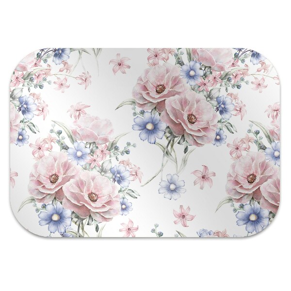 Tapis protège sol Bouquet délicat