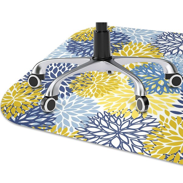 Tapis pour chaise de bureau Fleurs de chrysanthème