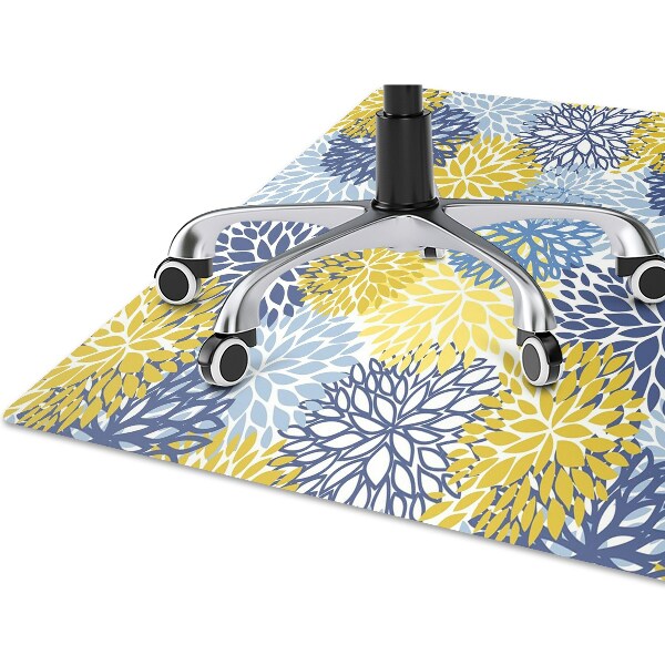 Tapis pour chaise de bureau Fleurs de chrysanthème