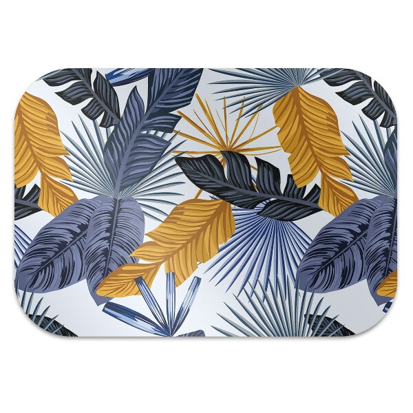 Tapis pour chaise de bureau Feuilles de palmier