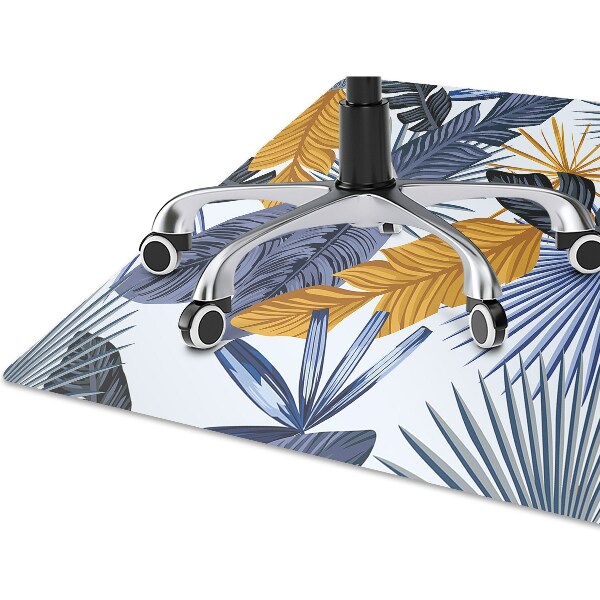 Tapis pour chaise de bureau Feuilles de palmier