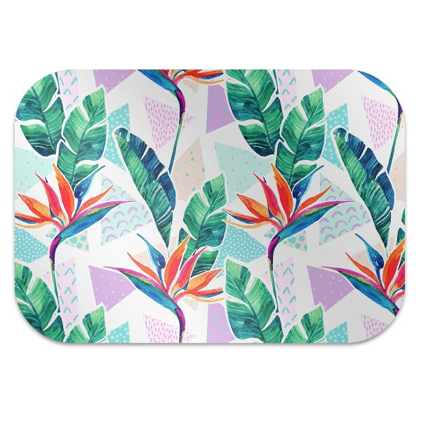 Tapis protège sol Flore tropicale
