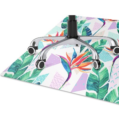 Tapis protège sol Flore tropicale