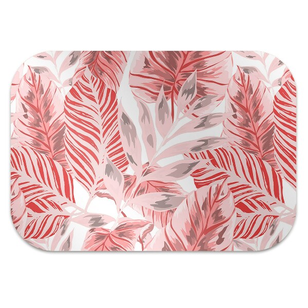 Tapis pour chaise de bureau Jungle rose