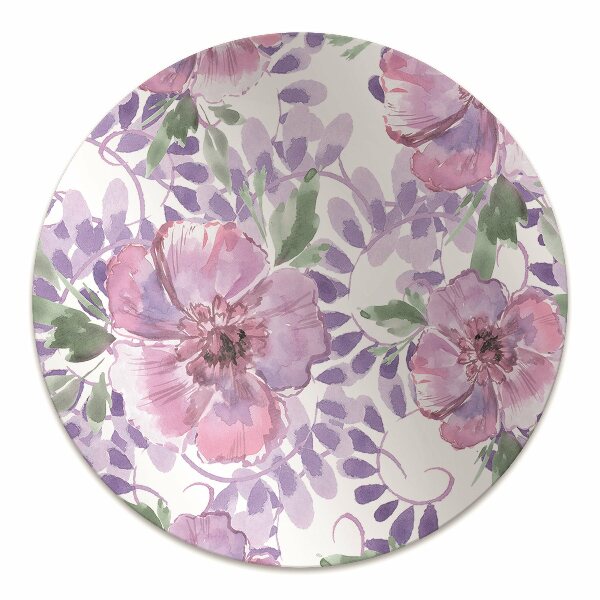 Tapis protège sol Fleurs pourpres