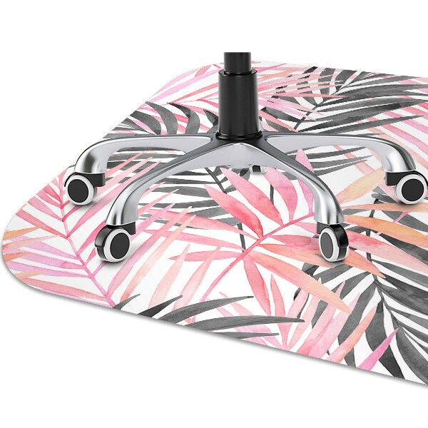 Tapis pour chaise de bureau Feuilles de palmier