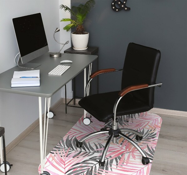 Tapis pour chaise de bureau Feuilles de palmier