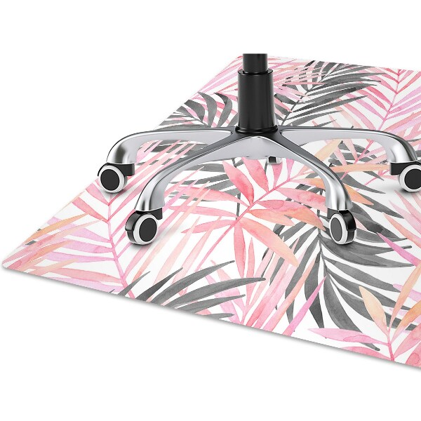 Tapis pour chaise de bureau Feuilles de palmier