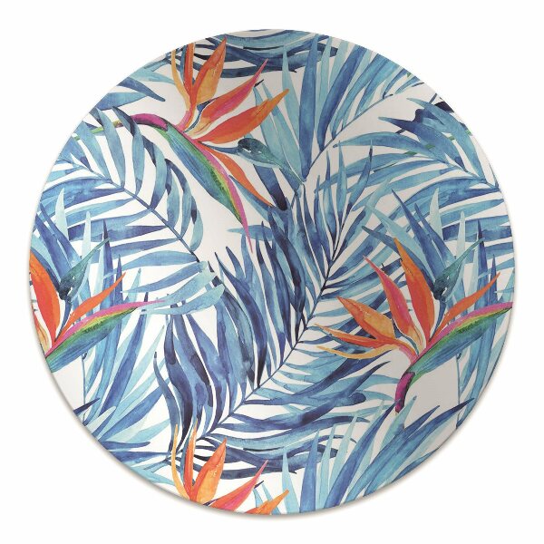 Tapis de chaise Paradis bleu