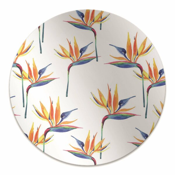 Tapis de chaise de bureau Fleurs colorées