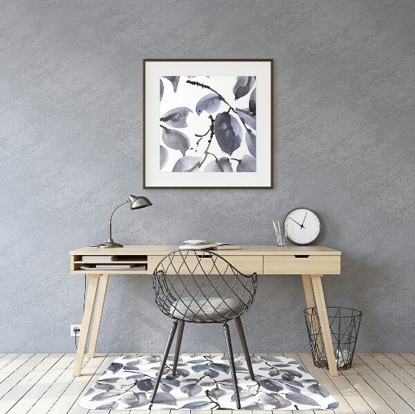 Tapis bureau Branches grises