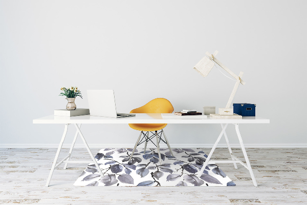 Tapis bureau Branches grises