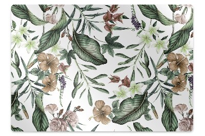 Tapis de chaise de bureau Fleurs de printemps