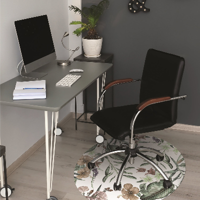 Tapis de chaise de bureau Fleurs de printemps