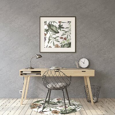 Tapis de chaise de bureau Fleurs de printemps