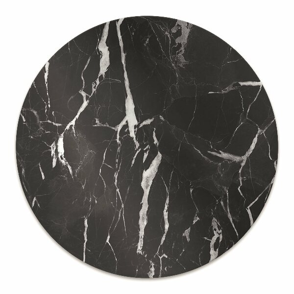 Tapis bureau Marbre noir