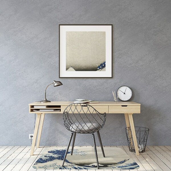 Tapis de chaise de bureau Art japonais