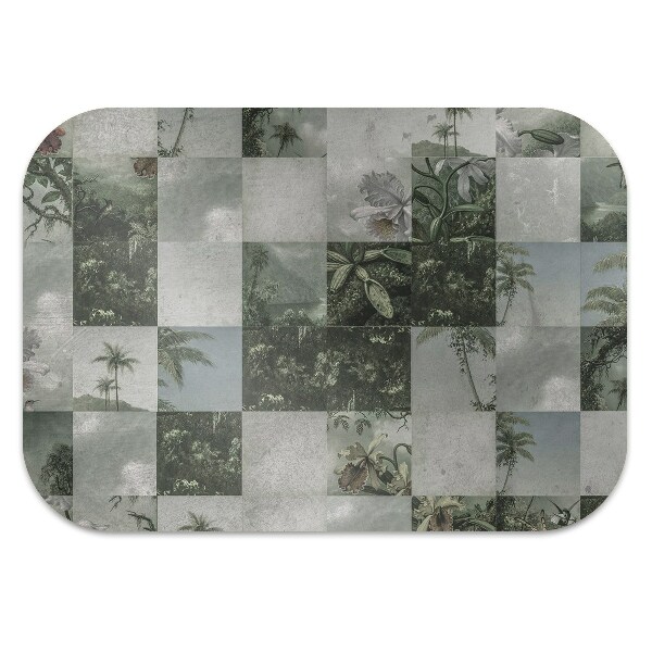 Tapis de chaise Patchwork tropical