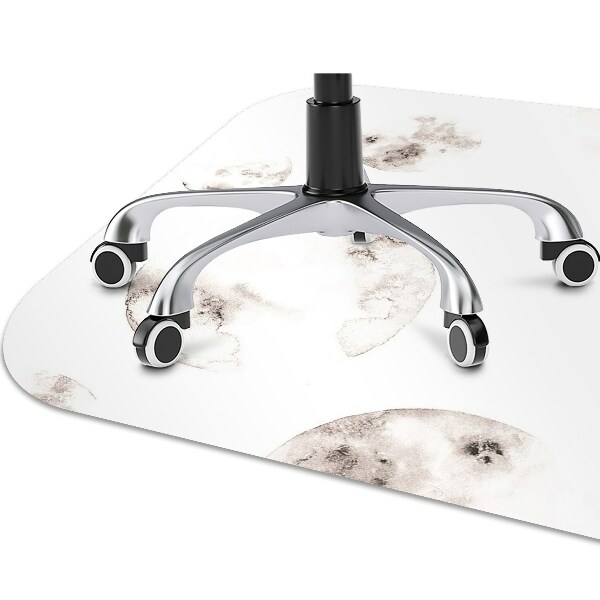 Tapis de chaise de bureau Lune