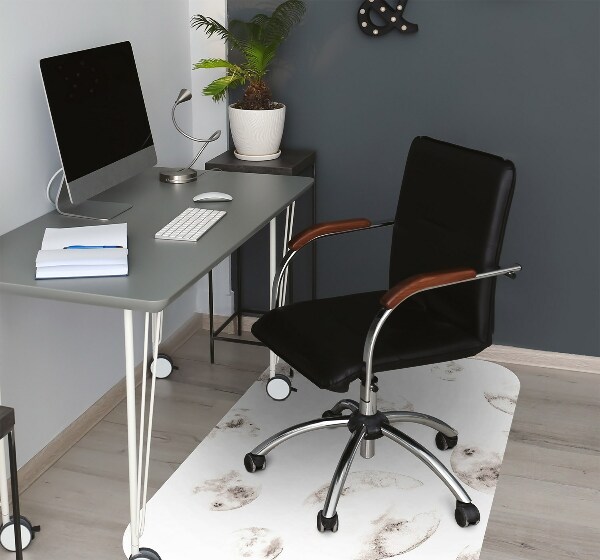 Tapis de chaise de bureau Lune