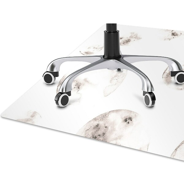 Tapis de chaise de bureau Lune