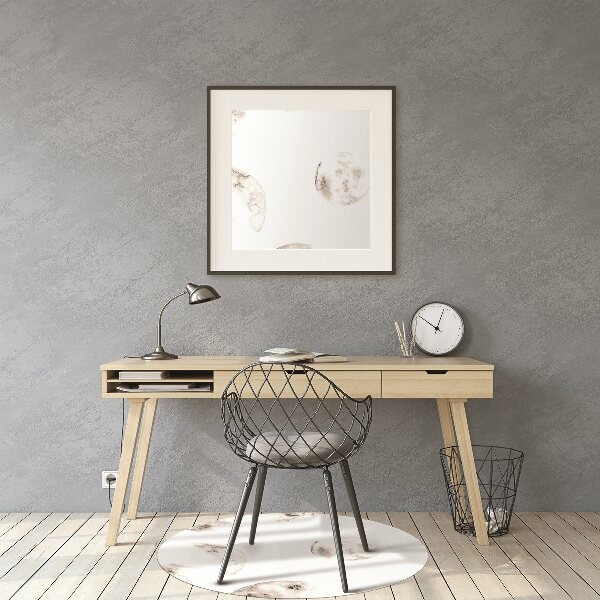 Tapis de chaise de bureau Lune