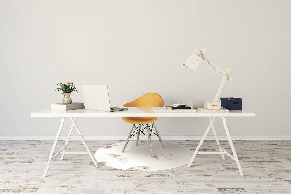 Tapis de chaise de bureau Lune