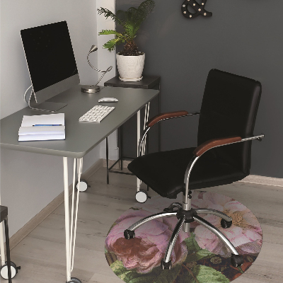 Tapis pour chaise de bureau Jardin de roses